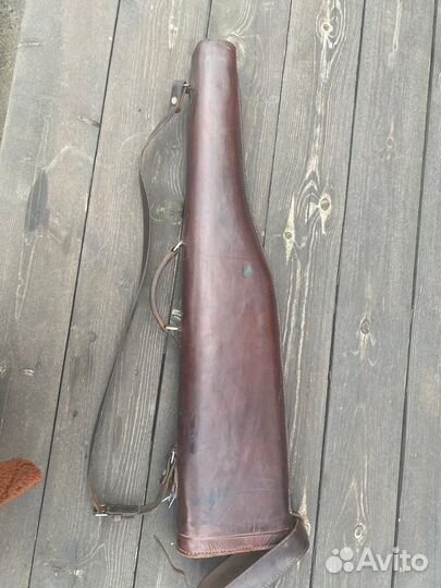 Кожаный чехол-тубус для ружья Германия