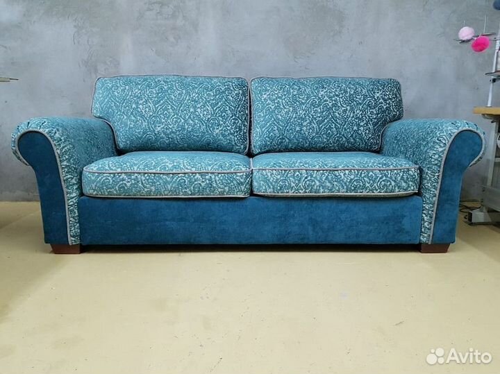 Перетяжка и замена обивки диванов из рогожки