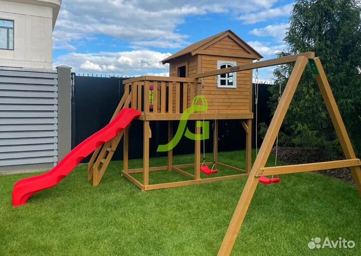 Игровая детская площадка для дачи 