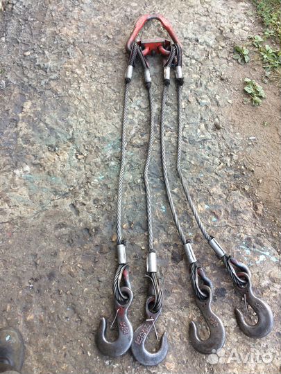 Паук строп канатный 4-х ветвевой 5 тн