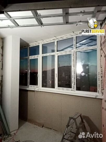 Пластиковые окна, остекление балконов лоджий