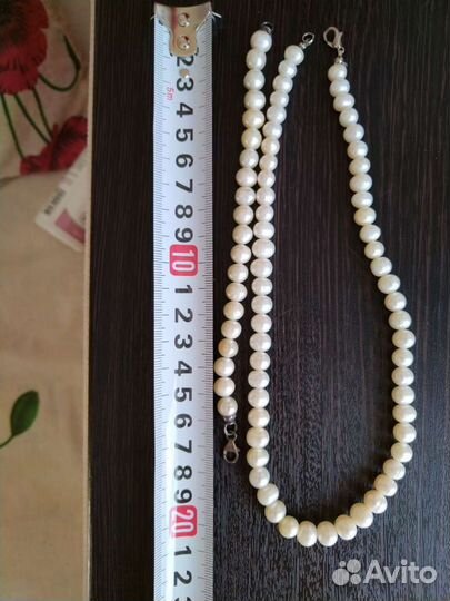 Бусы из натурального жемчуга