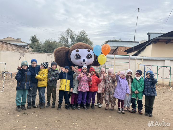 Ростовая кукла чебурашка.Поздравление