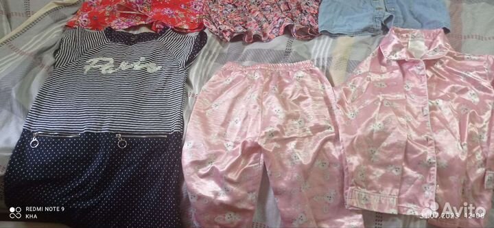Одежда пакетом для девочки 116 122