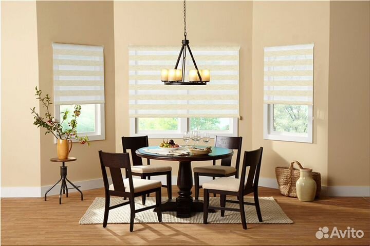 Рулонные шторы жалюзи блэкаут