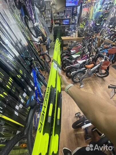 Лыжи беговые fischer спортцех гоночные