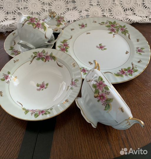 Набор фарфоровой посуды Япония Винтаж 5 предмето