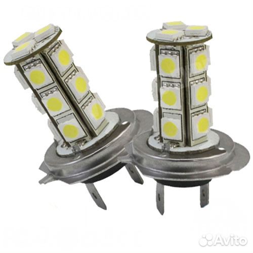 Автолампы светодиодные H7 - 18 SMD 5050