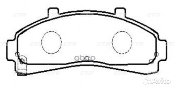 GK0150 Колодки тормозные ford explorer 93/mazd