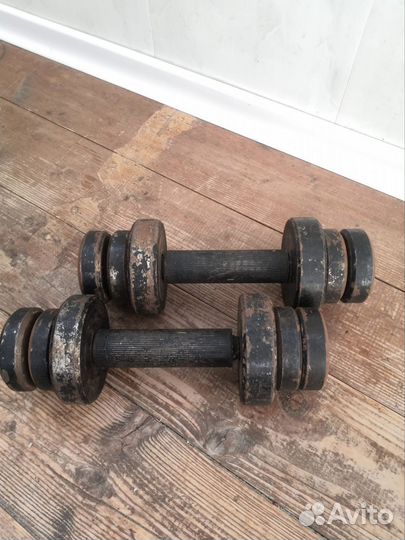 Гантели разборные бу