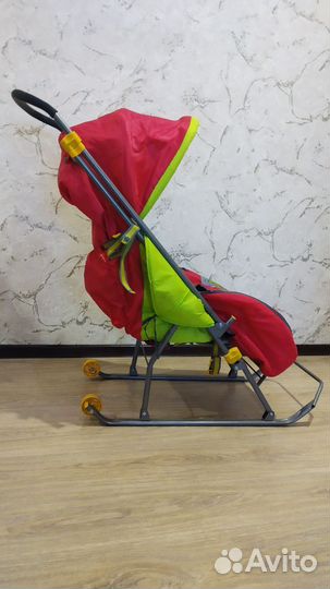 Детские санки-коляска