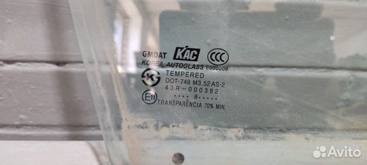 Стекло двери переднее правое Chevrolet Lacetti