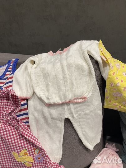 Вещи пакетом на девочку 74 80