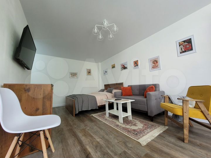 Квартира-студия, 40 м², 6/9 эт.