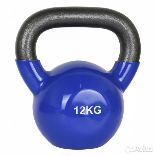 Гиря виниловая Espado ES3220 12кг, синяя