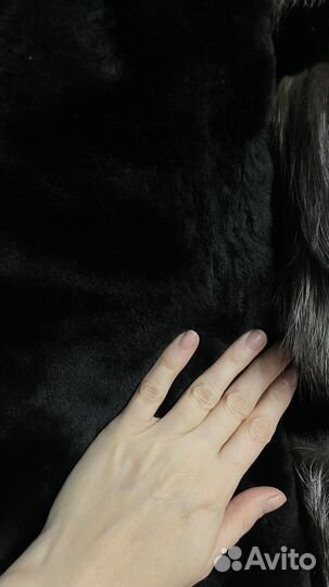 Шуба, полушубок чернобурка