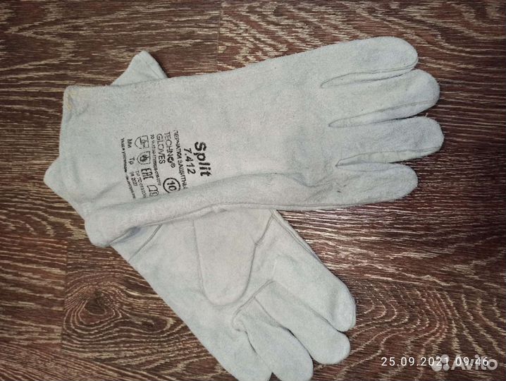 Краги сварщика спилковые