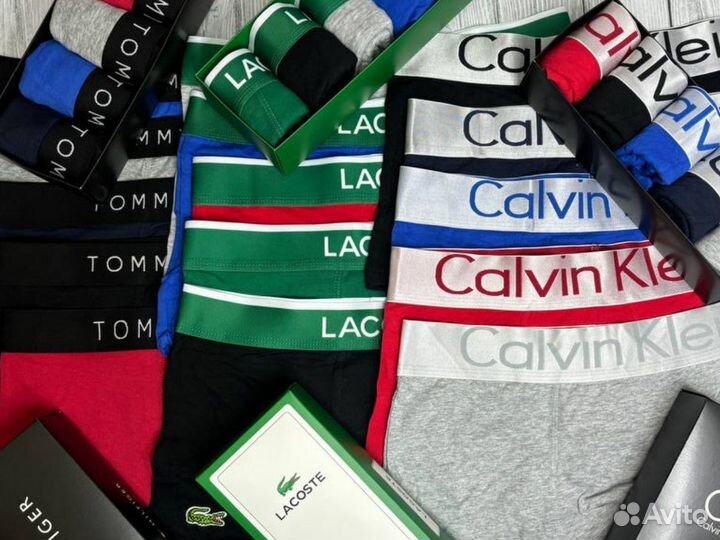 Трусы мужские ck боксеры хлопок