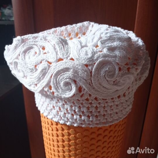 Вязаные летние шапочки женские