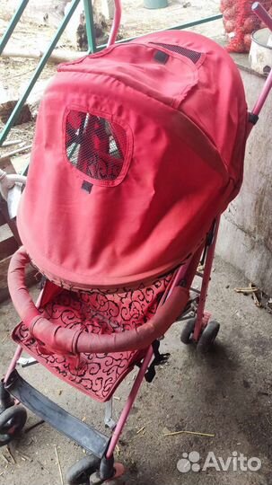 Коляска прогулочная, трость