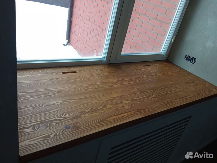 Подоконник деревянный