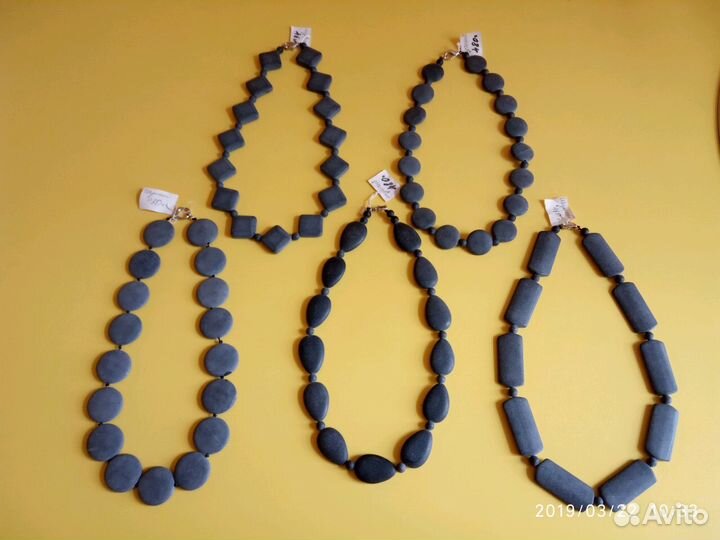 Бусы из лечебного шунгита-натуральный камень