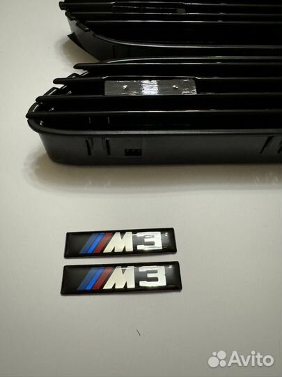 Жабры на передние крылья bmw m3 е46