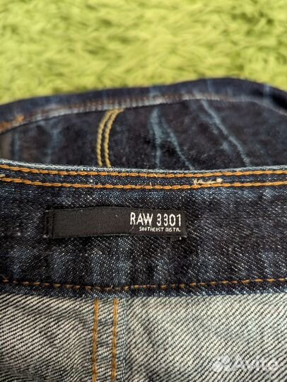 Джинсы g star raw 3301 34/32