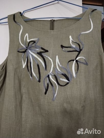 Платье льняное дизайнерское