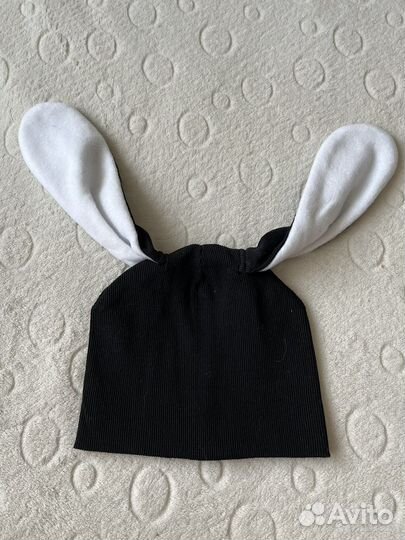 Шапка с ушами зайца