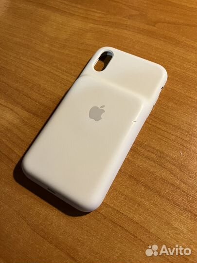 Apple Smart Battery Case iPhone Xr белый