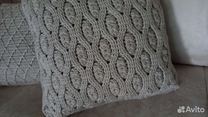 Подушки ручной работы. Комплект 