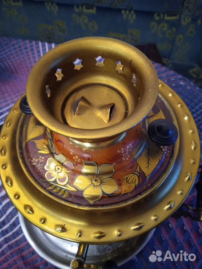 Самовар расписной электрический б/у