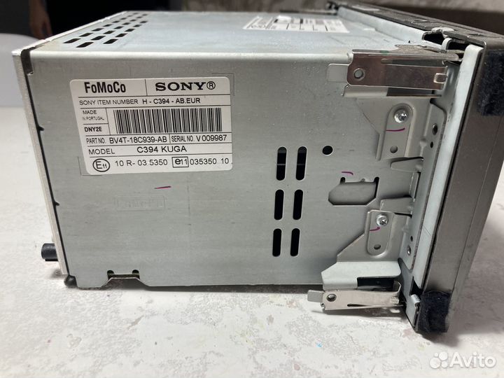 Магнитола Sony ford куга 1