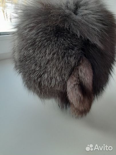 Шапка чернобурка