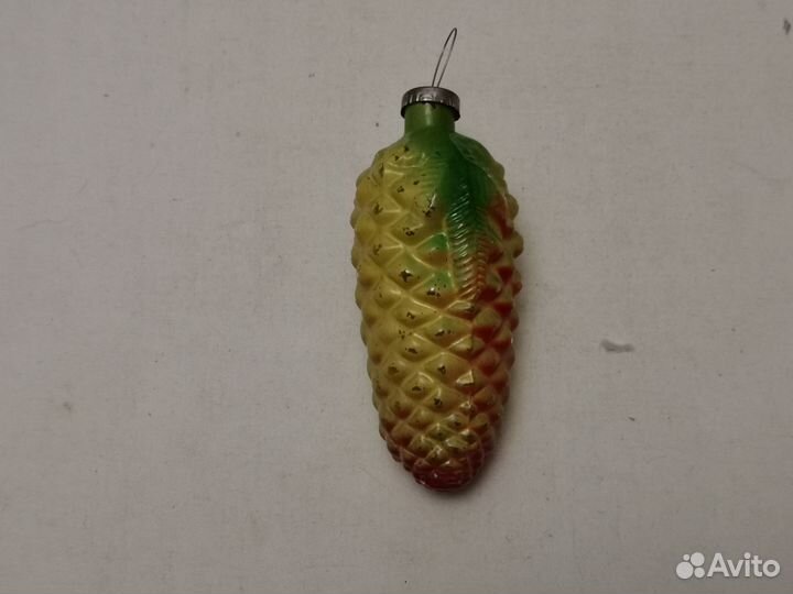 Елочные игрушки СССР шишка большая