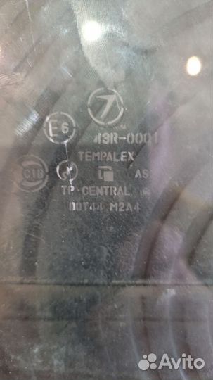 Стекло ориг заднее правое Импреза gd9 лиса седан