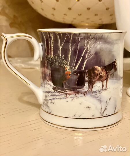 Чайник «Восточная красавица» и кружка Англия