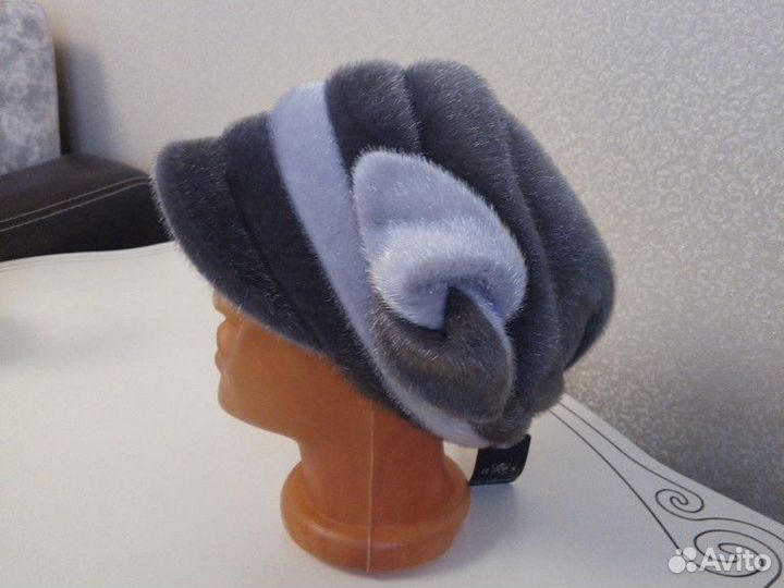 Шапка иск нерпа новая