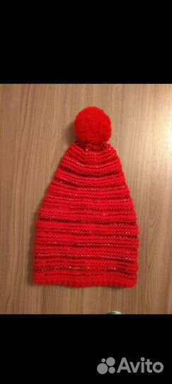 Шапка зимняя женская вязанная