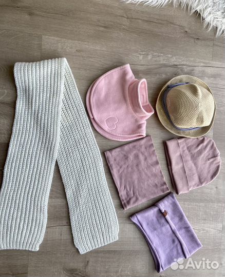 Головные уборы и шарфы для девочки