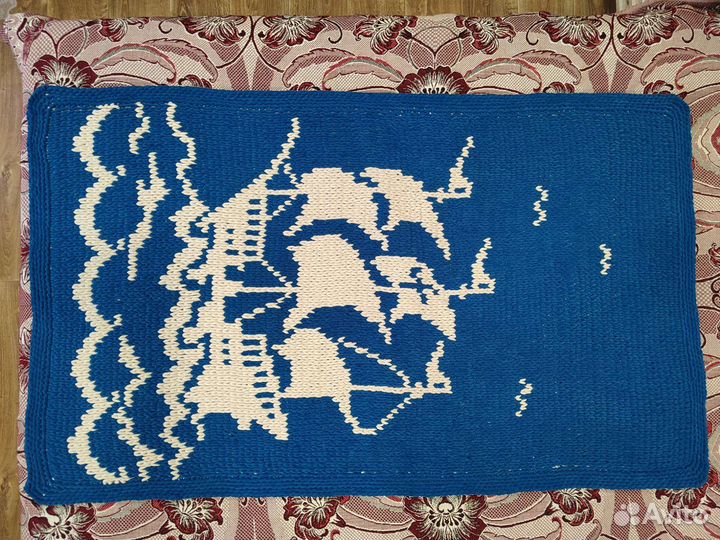 Плед детский вязаный из Alize Puffy