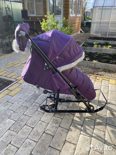 Санки коляска Nika 7-5SK