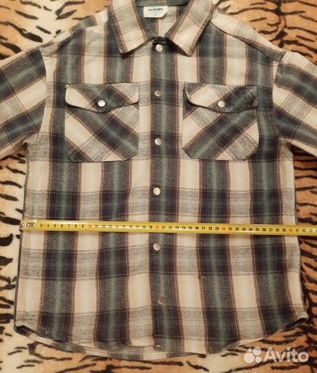 Рубашка для мальчика 134 утепленная