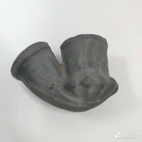 Старинная трубка глиняная