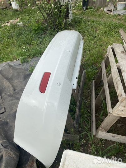 Задний бампер на приору седан с партроником