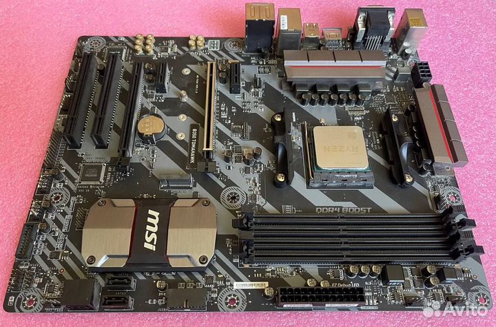 Материнская плата + процессор AMD 3700Х