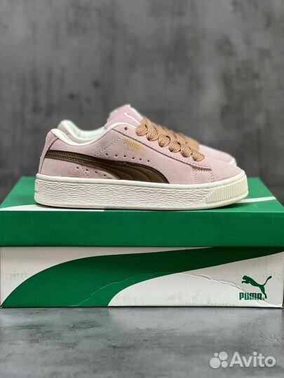 Кроссовки puma suede xl розовые