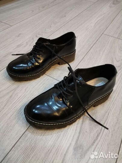 Туфли на грубой подошве berchka