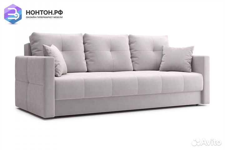 Диван еврокнижка Вита 3-х местный бежевый